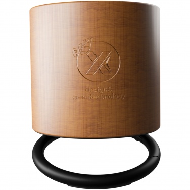 Logotrade business gifts photo of: SCX.design S27 3W wooden ring speaker