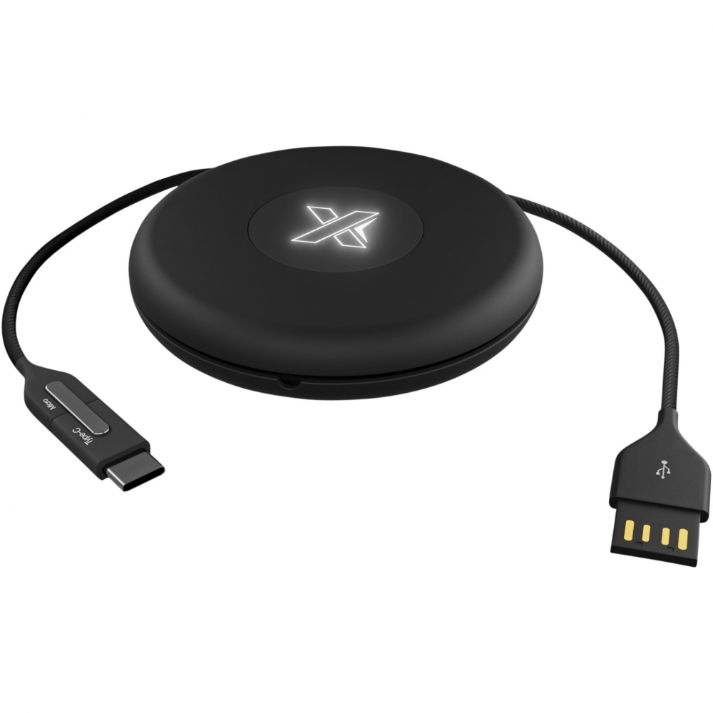 Logo trade business gift photo of: SCX.design C18 3-in-1 travel light-up cable