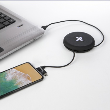 Logotrade promotional giveaway picture of: SCX.design C18 3-in-1 travel light-up cable
