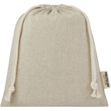 Logo trade corporate gifts picture of: Pheebs 150 g/m² GRS recycled cotton gift bag medium 1.5L