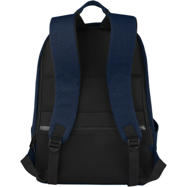Logo trade promotional merchandise photo of: Joey 15.6" GRS recycled canvas anti-theft laptop backpack 18L