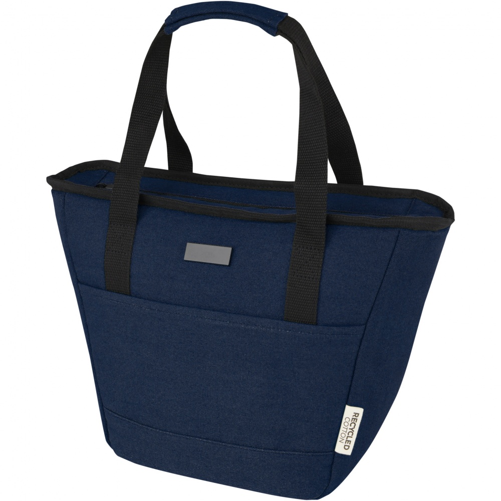 Logotrade business gifts photo of: Joey 9-can GRS recycled canvas lunch cooler bag 6L