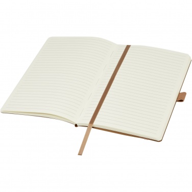 Logotrade promotional giveaway image of: Kilau recycled leather notebook 