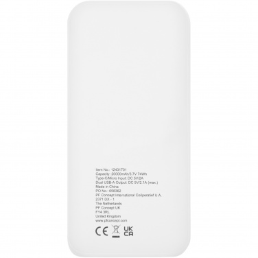 Logotrade advertising product picture of: Electro 20.000 mAh recycled plastic power bank 