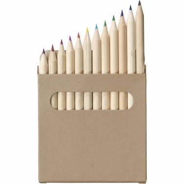 Logotrade promotional merchandise image of: Artemaa 12-piece pencil colouring set