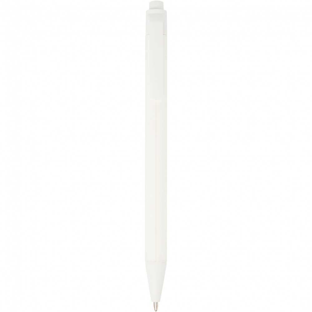 Logo trade promotional gifts image of: Chartik monochromatic recycled paper ballpoint pen with matte finish