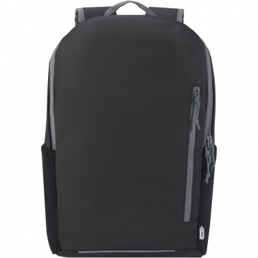 Logo trade promotional giveaways image of: Aqua 15" GRS recycled water resistant laptop backpack 21L