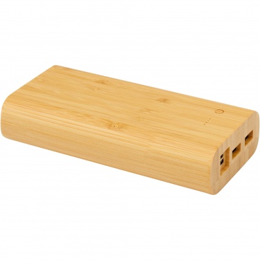 Logo trade promotional merchandise picture of: Tulda 20.000 mAh bamboo power bank