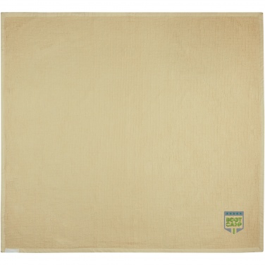 Logo trade promotional merchandise photo of: Abele 150 x 140 cm cotton waffle blanket