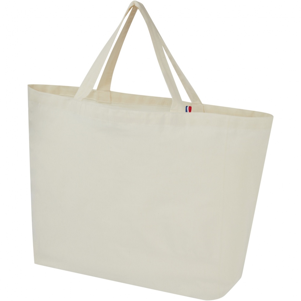 Logo trade promotional merchandise image of: Cannes 200 g/m2 recycled shopper tote bag 10L