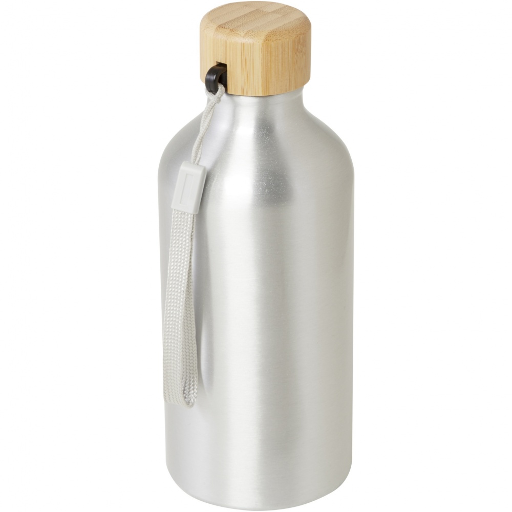 Logotrade promotional gift picture of: Malpeza 500 ml RCS certified recycled aluminium water bottle