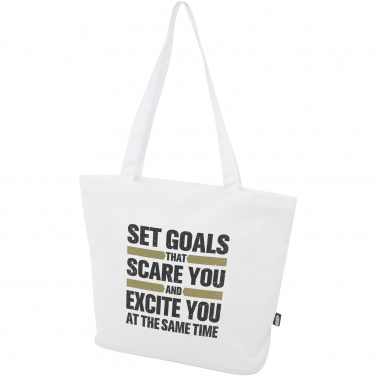 Logotrade promotional products photo of: Panama GRS recycled zippered tote bag 20L