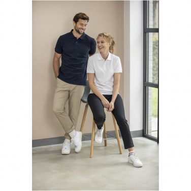 Logo trade corporate gift photo of: Emerald short sleeve unisex Aware™ recycled polo