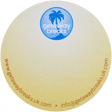 Logotrade promotional merchandise photo of: Sticky-Mate® circle-shaped recycled sticky notes