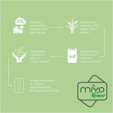 Logotrade corporate gift image of: MIYO Renew single layer lunch box