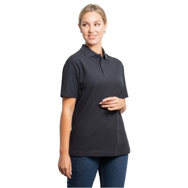 Logo trade promotional merchandise photo of: Austral short sleeve unisex polo