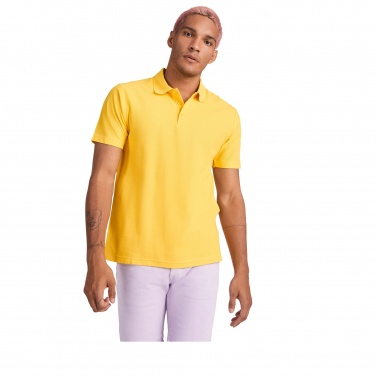 Logo trade promotional giveaways image of: Austral short sleeve unisex polo