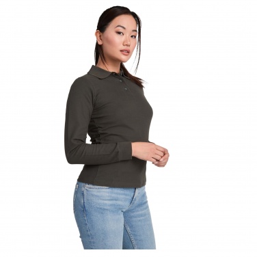 Logo trade promotional merchandise image of: Estrella long sleeve women's polo