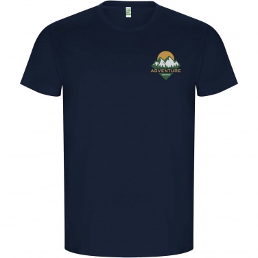 Logo trade promotional giveaways picture of: Golden short sleeve men's t-shirt