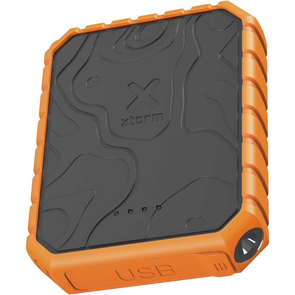 Logo trade business gifts image of: Xtorm XR201 Xtreme 10.000 mAh 20W QC3.0 waterproof rugged power bank with torch