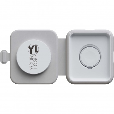 Logo trade promotional items image of: Xtorm XWF21 15W foldable 2-in-1 wireless travel charger