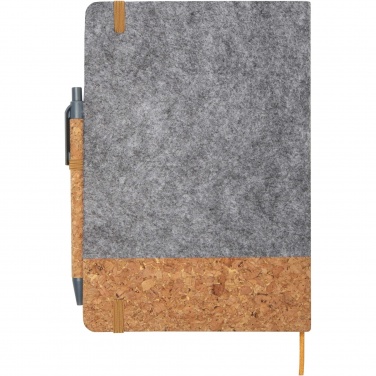 Logo trade promotional items picture of: Veronica A5 hard cover notebook