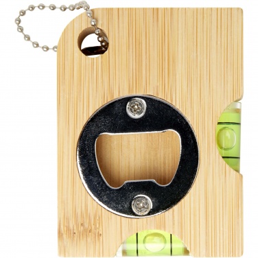 Logotrade promotional products photo of: Levo bamboo bottle opener with level 