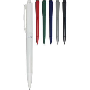 Logo trade promotional giveaways picture of: Martha recycled plastic ballpoint pen