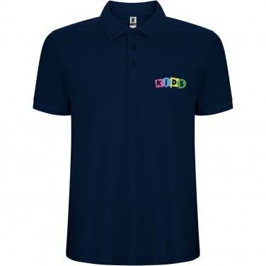 Logo trade promotional items image of: Pegaso Premium short sleeve kids polo