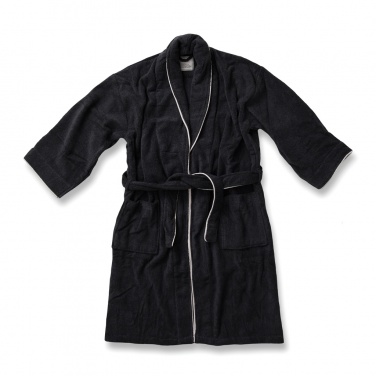 Logo trade corporate gifts picture of: VINGA Harper bathrobe S/M