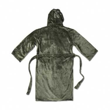 Logotrade promotional item picture of: VINGA Louis luxury plush RPET robe size L-XL