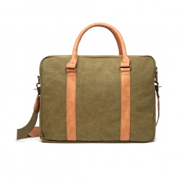 Logo trade business gifts image of: VINGA Bosler RCS recycled canvas computer bag