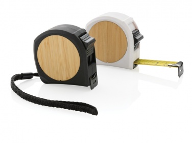 Logo trade promotional giveaways picture of: RCS recycled plastic bamboo tape 5M/19mm