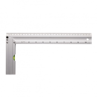 Logo trade promotional merchandise image of: Ruler with level