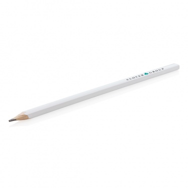 Logo trade promotional giveaway photo of: 25cm wooden carpenter pencil