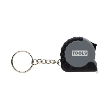Logo trade advertising products picture of: MeasureMate RCS reycled ABS 1 meter tape keychain