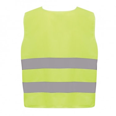 Logo trade promotional items image of: GRS recycled PET high-visibility safety vest 7-12 years