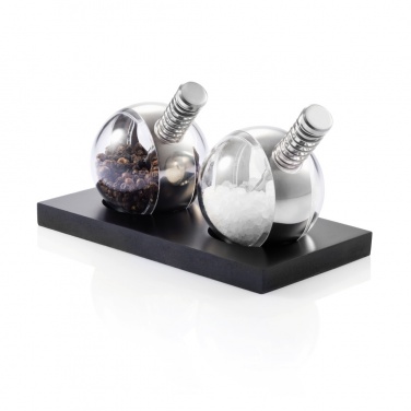 Logo trade promotional giveaways image of: Planet pepper & salt set