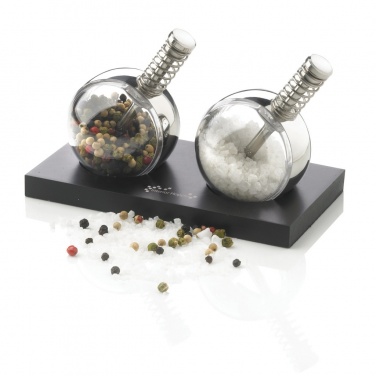 Logo trade corporate gifts image of: Planet pepper & salt set