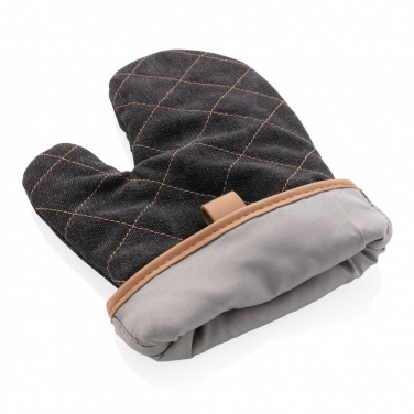 Logotrade promotional gift image of: Deluxe canvas oven mitt