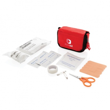 Logo trade promotional gifts image of: First aid set in pouch