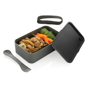 Logotrade promotional merchandise photo of: GRS recycled PP lunch box with spork