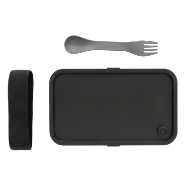 Logotrade promotional merchandise photo of: GRS recycled PP lunch box with spork