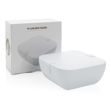 Logo trade business gift photo of: PP lunchbox square