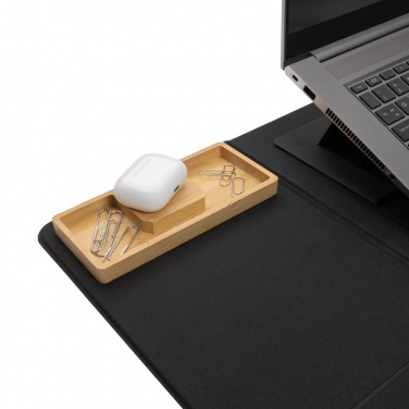 Logotrade promotional merchandise photo of: Impact AWARE RPET Foldable desk organizer with laptop stand