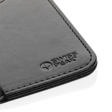 Logotrade promotional item image of: Swiss Peak RCS recycled PU 10W wireless charging mousepad