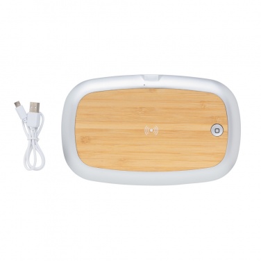 Logotrade promotional item image of: Rena UV-C steriliser box with 5W wireless charger