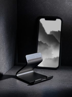 Logo trade promotional merchandise photo of: Terra RCS recycled aluminium tablet & phone stand