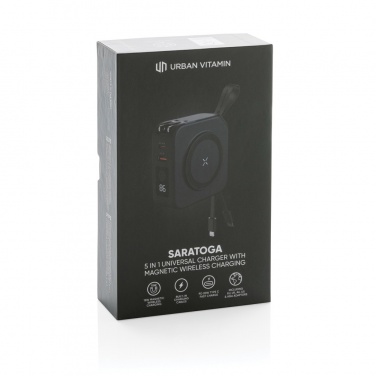 Logotrade promotional item picture of: Urban Vitamin Saratoga 5 in 1 universal charger