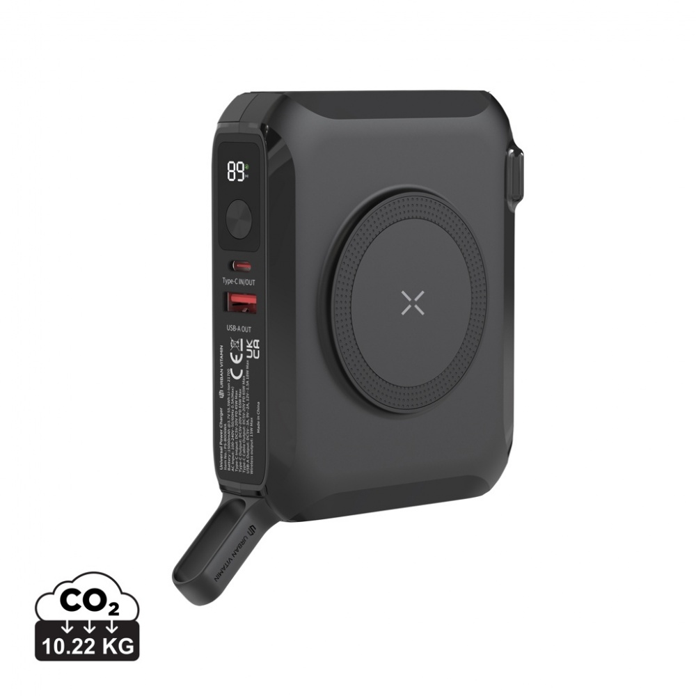 Logo trade promotional gifts picture of: Urban Vitamin Oxnard 5 in 1 65W universal charger